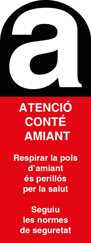 Etiqueta d'identificació de l'amiant