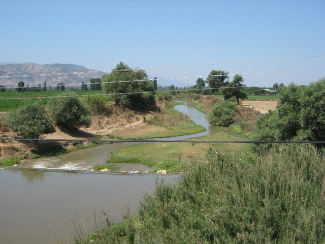 El Meandre a Turquia. Fou el riu d’Heràclit segons Pep Coll. Dsdwn. CC BY-SA 3.0